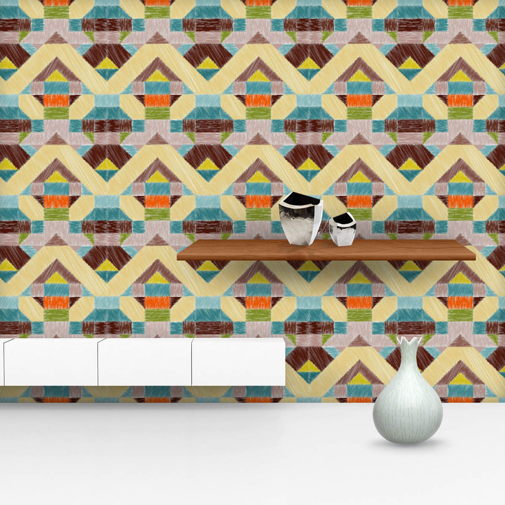 Embroidery Geometrical Pattern Wallpaper Roll-Wallpapers Peel & Stick-WAL_PA-IC 5017076 IC 5017076, Abstract Expressionism, Abstracts, Art and Paintings, Culture, Decorative, Ethnic, Fashion, Folk Art, Illustrations, Patterns, Semi Abstract, Signs, Signs and Symbols, Traditional, Tribal, World Culture, embroidery, geometrical, pattern, wallpaper, roll, abstract, art, backdrop, background, crafts, decor, decoration, design, endless, fabric, folk, geometry, handmade, illustration, ornament, ornamental, ornate