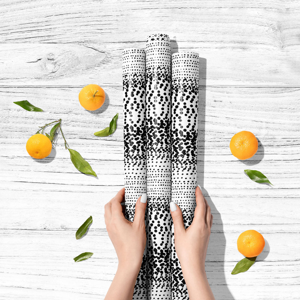 Polka Dots in Stripes Art & Craft Gift Wrapping Paper-Wrapping Papers-WRP_PP-IC 5017081 IC 5017081, Abstract Expressionism, Abstracts, Ancient, Art and Paintings, Black, Black and White, Circle, Digital, Digital Art, Dots, Drawing, Fashion, Geometric, Geometric Abstraction, Graphic, Historical, Illustrations, Medieval, Modern Art, Patterns, Semi Abstract, Signs, Signs and Symbols, Stripes, Vintage, White, polka, in, art, craft, gift, wrapping, paper, abstract, backdrop, background, brush, chaotic, cute, dec