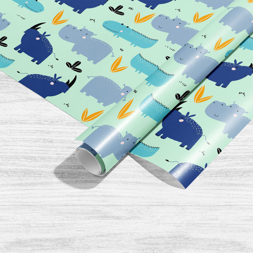 Abstract African Animals Art & Craft Gift Wrapping Paper - Wrapping Papers - ArtzFolio.com