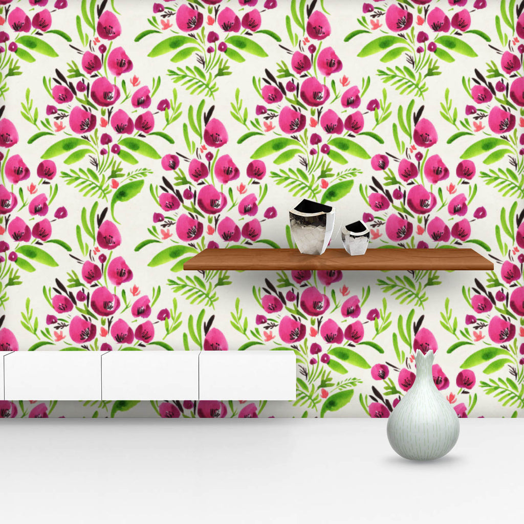 Watercolor Floral Pattern D78 Wallpaper Roll-Wallpapers Peel & Stick-WAL_PA-IC 5017098 IC 5017098, Ancient, Art and Paintings, Botanical, Floral, Flowers, Gouache, Historical, Illustrations, Medieval, Nature, Patterns, Retro, Scenic, Signs, Signs and Symbols, Vintage, Watercolour, watercolor, pattern, d78, wallpaper, roll, illustration, art, backdrop, background, beige, bloom, decoration, design, flower, garden, green, leaf, paint, paper, petal, pink, purple, ranunculus, red, rose, seamless, texture, wrappi