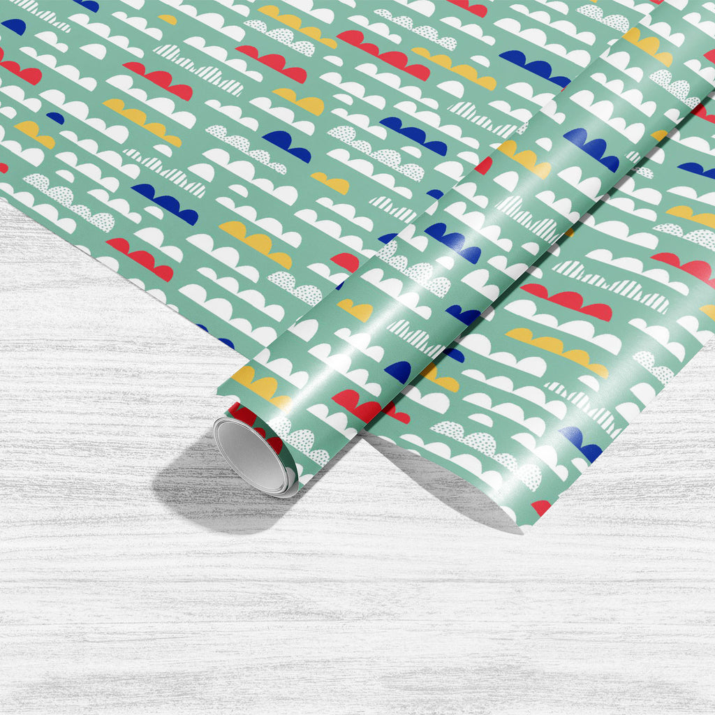 Colorful Clouds Nursery Art & Craft Gift Wrapping Paper-Wrapping Papers-WRP_PP-IC 5017100 IC 5017100, Abstract Expressionism, Abstracts, Baby, Black and White, Children, Geometric, Geometric Abstraction, Illustrations, Kids, Modern Art, Patterns, Semi Abstract, White, colorful, clouds, nursery, art, craft, gift, wrapping, paper, background, cute, pattern, whimsical, abstract, blue, elegant, fresh, gender, neutral, card, invitation, mint, modern, pink, print, repeat, seamless, swatch, textile, texture, tile,