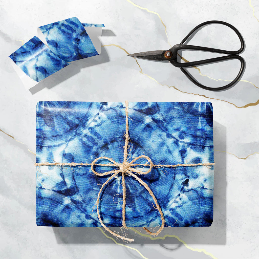 Shibori Indigo Batik D18 Art & Craft Gift Wrapping Paper-Wrapping Papers-WRP_PP-IC 5017104 IC 5017104, Abstract Expressionism, Abstracts, Art and Paintings, Black and White, Culture, Decorative, Ethnic, Fashion, Illustrations, Japanese, Paintings, Patterns, Retro, Semi Abstract, Shibori, Signs, Signs and Symbols, Traditional, Tribal, Watercolour, White, World Culture, indigo, batik, d18, art, craft, gift, wrapping, paper, 1960, abstract, artistic, backdrop, background, beauty, bright, cloth, color, cotton, 