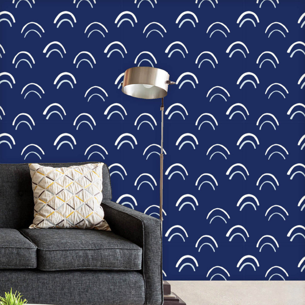 Abstract Hand-Drawn Arches Wallpaper Roll - Wallpapers Peel & Stick - ArtzFolio.com