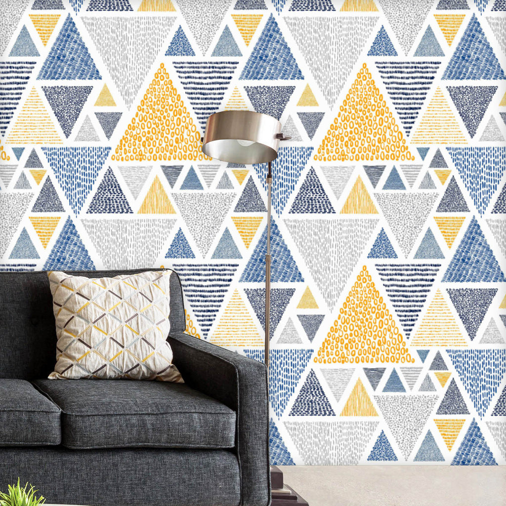 Doodle Style Triangles Wallpaper Roll-Wallpapers Peel & Stick-WAL_PA-IC 5017126 IC 5017126, Abstract Expressionism, Abstracts, Ancient, Art and Paintings, Aztec, Black and White, Digital, Digital Art, Dots, Fashion, Geometric, Geometric Abstraction, Graphic, Hipster, Historical, Illustrations, Medieval, Modern Art, Patterns, Retro, Semi Abstract, Signs, Signs and Symbols, Triangles, Vintage, White, doodle, style, wallpaper, roll, cute, modern, pattern, seamless, vector, abstract, art, backdrop, background, 