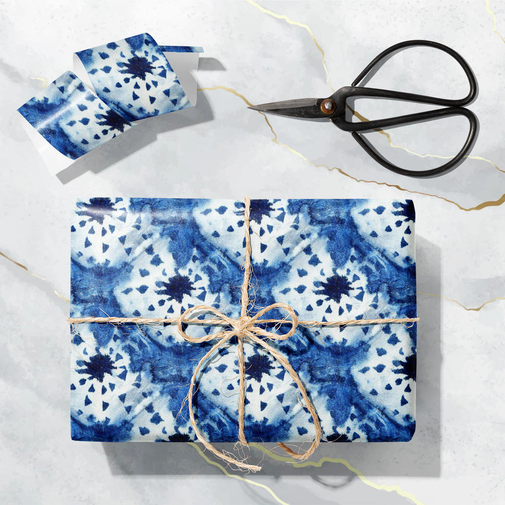 Shibori Indigo Colors D6 Art & Craft Gift Wrapping Paper-Wrapping Papers-WRP_PP-IC 5017153 IC 5017153, Abstract Expressionism, Abstracts, Art and Paintings, Black and White, Culture, Decorative, Digital, Digital Art, Ethnic, Fashion, Graphic, Illustrations, Japanese, Paintings, Patterns, Retro, Semi Abstract, Shibori, Signs, Signs and Symbols, Traditional, Tribal, Watercolour, White, World Culture, indigo, colors, d6, art, craft, gift, wrapping, paper, 1960, abstract, artistic, backdrop, background, batik, 