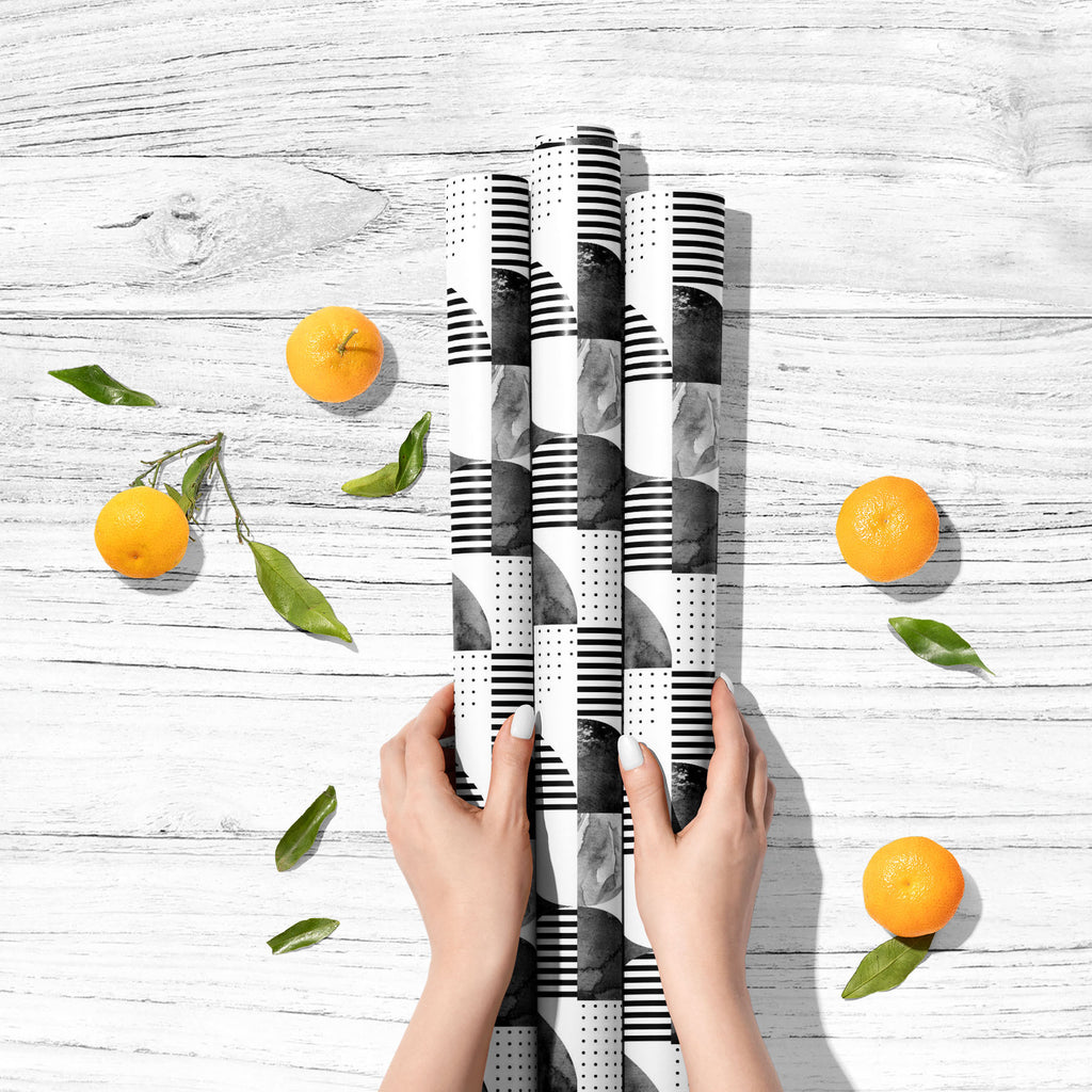 Geometric Marble Pattern D6 Art & Craft Gift Wrapping Paper-Wrapping Papers-WRP_PP-IC 5017162 IC 5017162, Abstract Expressionism, Abstracts, Art and Paintings, Black, Black and White, Bling, Books, Circle, Digital, Digital Art, Dots, Geometric, Geometric Abstraction, Graphic, Illustrations, Marble, Marble and Stone, Modern Art, Patterns, Scandinavian, Semi Abstract, Signs, Signs and Symbols, Stripes, Watercolour, White, pattern, d6, art, craft, gift, wrapping, paper, background, bauhaus, watercolor, doodle,