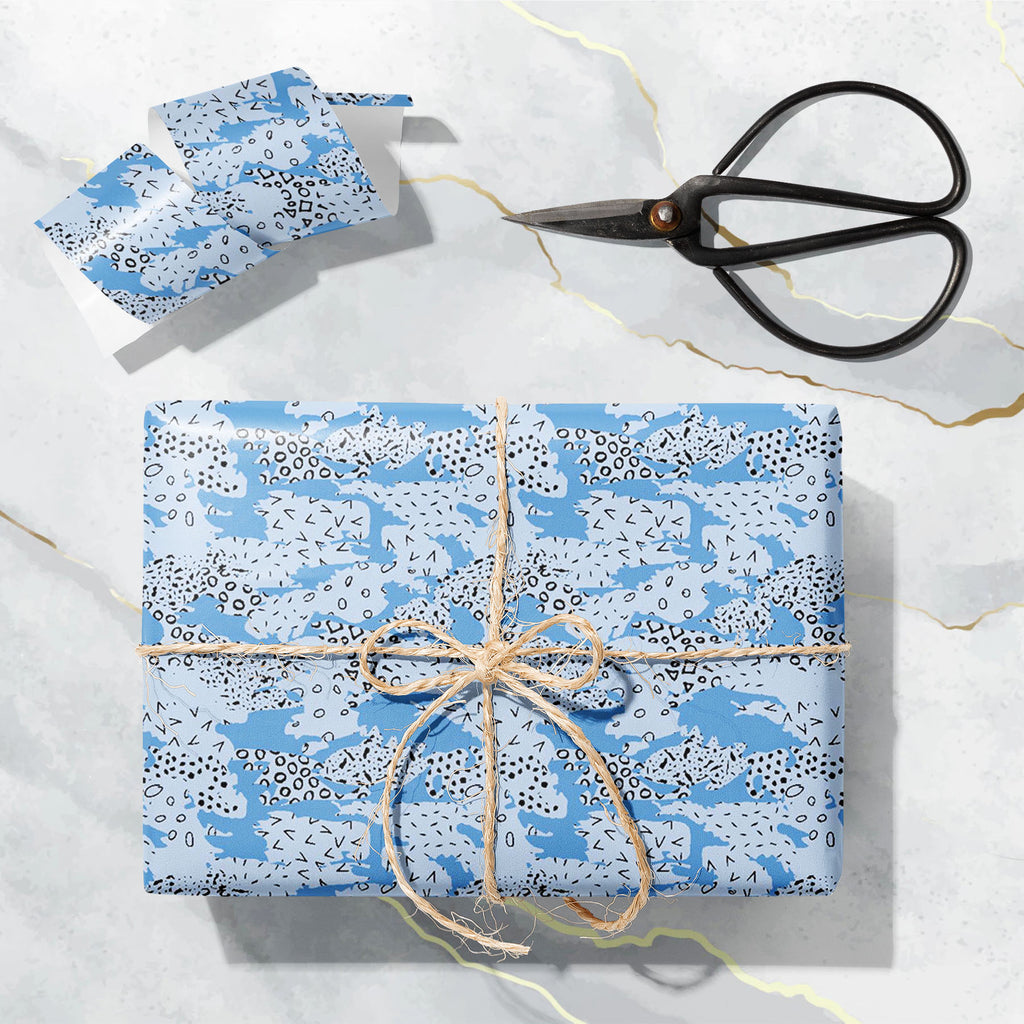 Abstract Geometric Pattern D23 Art & Craft Gift Wrapping Paper - Wrapping Papers - ArtzFolio.com