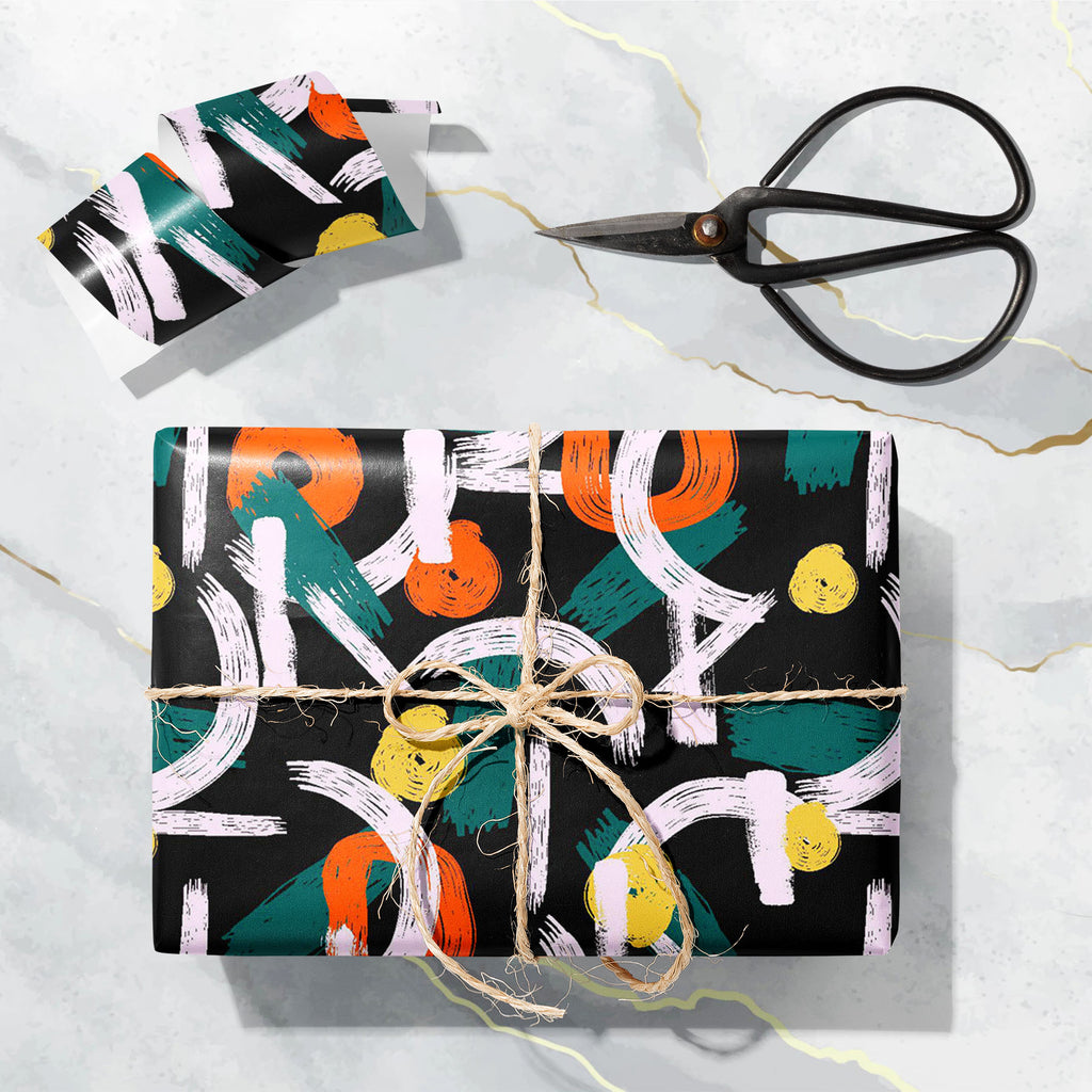 Abstract Chaotic Geometry D2 Art & Craft Gift Wrapping Paper - Wrapping Papers - ArtzFolio.com