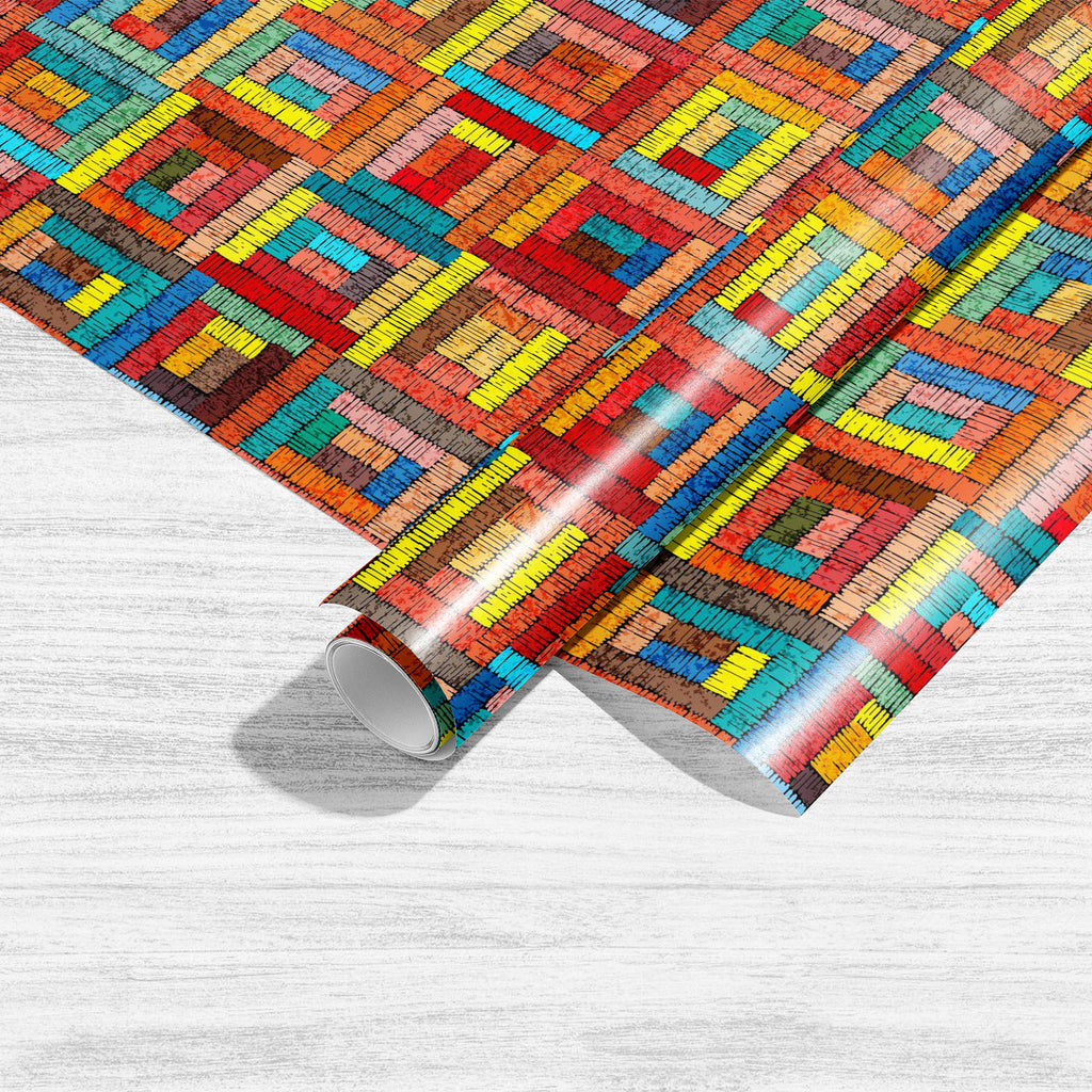 Colorful Tribal Grunge D2 Art & Craft Gift Wrapping Paper-Wrapping Papers-WRP_PP-IC 5017203 IC 5017203, Abstract Expressionism, Abstracts, African, American, Ancient, Aztec, Bohemian, Cross, Culture, Decorative, Digital, Digital Art, Drawing, Ethnic, Folk Art, Geometric, Geometric Abstraction, Graphic, Hipster, Historical, Illustrations, Indian, Medieval, Mexican, Patterns, Pets, Semi Abstract, Signs, Signs and Symbols, Traditional, Tribal, Vintage, World Culture, colorful, grunge, d2, art, craft, gift, wra