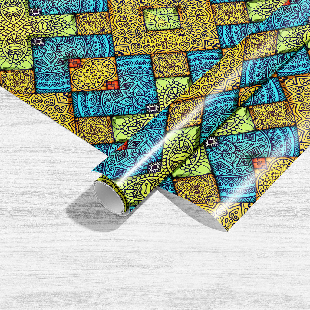 Boho Abstract Festive Pattern Art & Craft Gift Wrapping Paper-Wrapping Papers-WRP_PP-IC 5017214 IC 5017214, Abstract Expressionism, Abstracts, Allah, Ancient, Arabic, Art and Paintings, Aztec, Baroque, Botanical, Culture, Damask, Decorative, Ethnic, Festivals and Occasions, Festive, Floral, Flowers, Geometric, Geometric Abstraction, Hinduism, Historical, Illustrations, Indian, Islam, Mandala, Medieval, Moroccan, Nature, Patterns, Pets, Renaissance, Retro, Rococo, Semi Abstract, Signs, Signs and Symbols, Tra