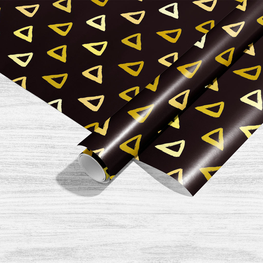 Hand-Drawn Gold Triangles Art & Craft Gift Wrapping Paper-Wrapping Papers-WRP_PP-IC 5017230 IC 5017230, Abstract Expressionism, Abstracts, Art and Paintings, Black, Black and White, Decorative, Digital, Digital Art, Fashion, Geometric, Geometric Abstraction, Graphic, Hand Drawn, Icons, Illustrations, Modern Art, Patterns, Retro, Semi Abstract, Signs, Signs and Symbols, Sketches, Triangles, hand-drawn, gold, art, craft, gift, wrapping, paper, abstract, backdrop, background, beauty, brush, card, creative, cut