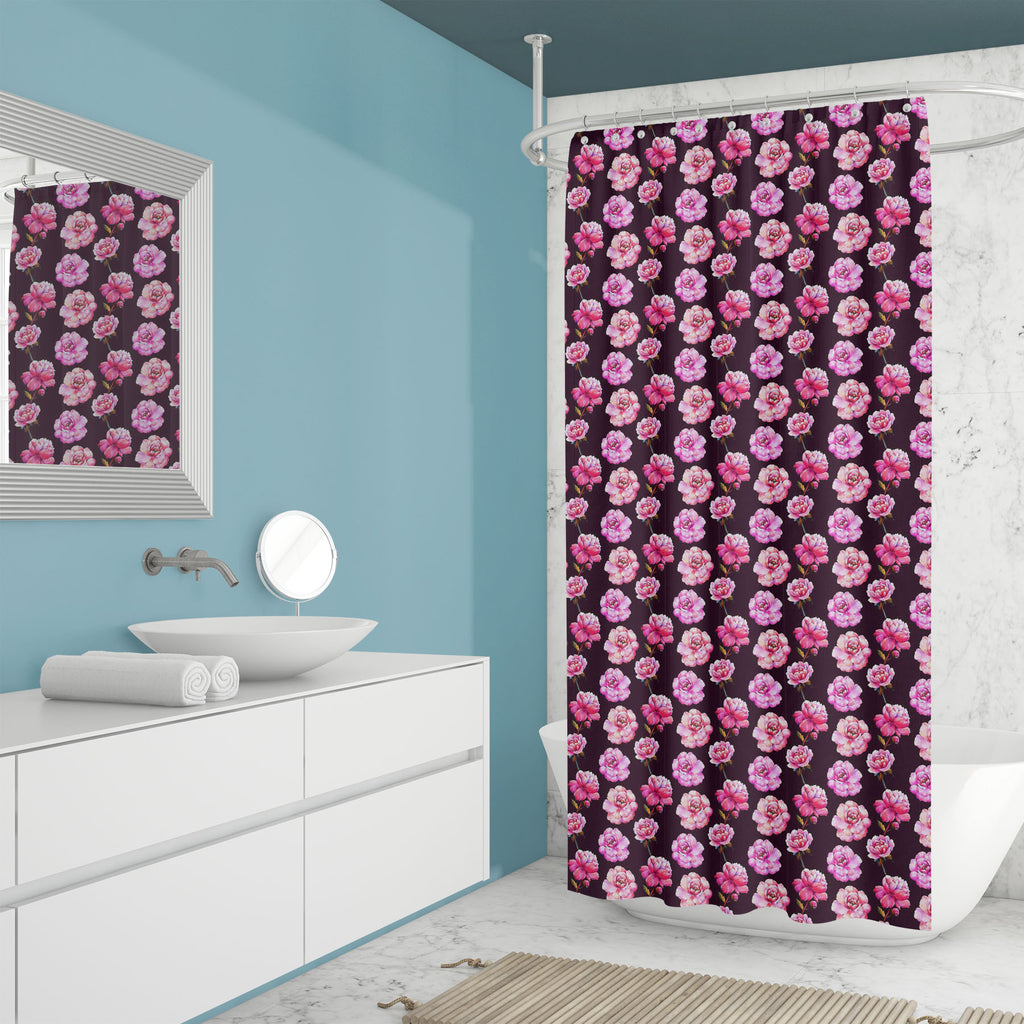 Watercolor Floral Pattern D79 Washable Waterproof Shower Curtain-Shower Curtains-CUR_SH_EL-IC 5017246 IC 5017246, Abstract Expressionism, Abstracts, Ancient, Art and Paintings, Botanical, Digital, Digital Art, Drawing, Floral, Flowers, Graphic, Historical, Illustrations, Medieval, Nature, Paintings, Patterns, Scenic, Semi Abstract, Signs, Signs and Symbols, Vintage, Watercolour, watercolor, pattern, d79, washable, waterproof, shower, curtain, abstract, art, backdrop, background, beauty, botany, bouquet, car