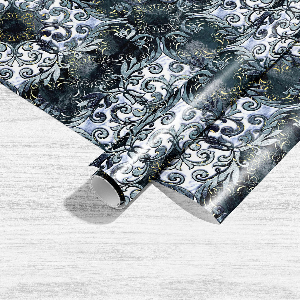 Abstract Floral Patchwork Art & Craft Gift Wrapping Paper - Wrapping Papers - ArtzFolio.com