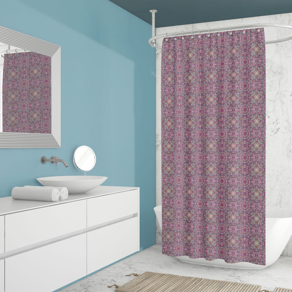Abstract Colors D9 Washable Waterproof Shower Curtain - Shower Curtains - ArtzFolio.com