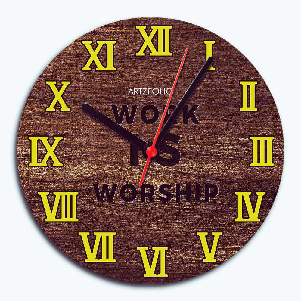 Work is Worship Quartz Wall Clock | Non-Ticking Silent Movement-Wall Clocks Round-CLK_RD-IC 5017900 IC 5017900, Digital, Digital Art, Graphic, work, is, worship, quartz, wall, clock, non-ticking, silent, movement, analog, analogue, bedroom, birthday, couple, customised, decoration, gift, home, kids, kitchen, living, number, photo, picture, print, room, size, square, watch, wedding, analog, analogue, bedroom, birthday, clock, couple, customised, decoration, digital, gift, home, kids, kitchen, living, number,