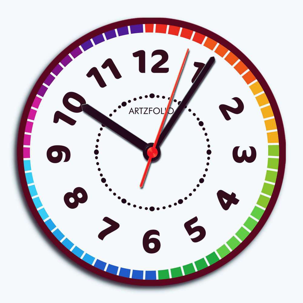 Colourful Dots D3, Digital, Digital Art, Dots, Graphic, analog, analogue, bedroom, birthday, clock, couple, customised, decoration, digital, gift, home, kids, kitchen, living, number, photo, picture, print, quartz, room, size, square, wall, watch, wedding, , , , 