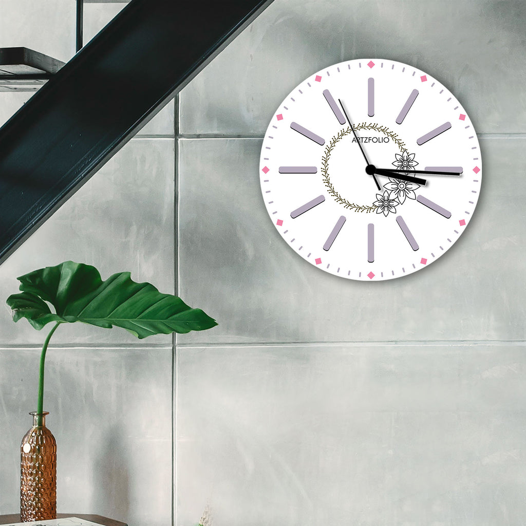 Floral Wreath D26 Quartz Wall Clock | Non-Ticking Silent Movement-Wall Clocks Round-CLK_RD-IC 5018350 IC 5018350, Botanical, Digital, Digital Art, Floral, Flowers, Graphic, Nature, wreath, d26, quartz, wall, clock, non-ticking, silent, movement, analog, analogue, bedroom, birthday, couple, customised, decoration, gift, home, kids, kitchen, living, number, photo, picture, print, room, size, square, watch, wedding, analog, analogue, bedroom, birthday, clock, couple, customised, decoration, digital, gift, home