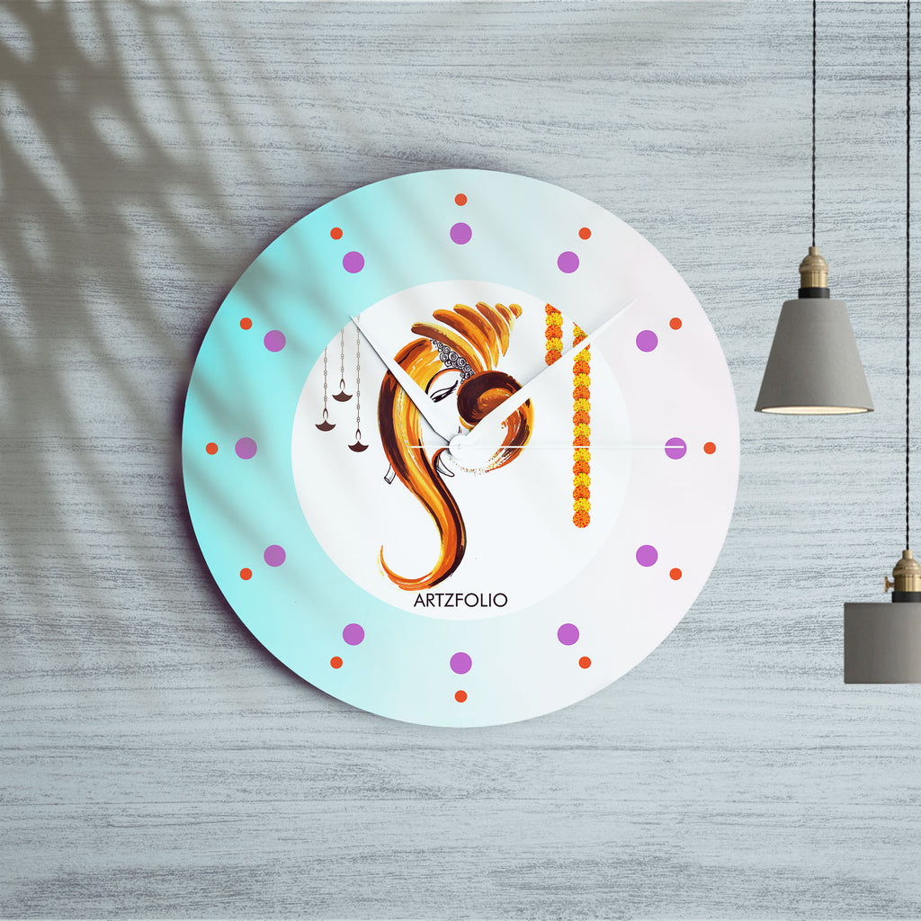 Hindu God Ganesh D13 Quartz Wall Clock | Non-Ticking Silent Movement-Wall Clocks Round-CLK_RD-IC 5018389 IC 5018389, Digital, Digital Art, God Ganesh, Graphic, Hinduism, Religion, Religious, hindu, god, ganesh, d13, quartz, wall, clock, non-ticking, silent, movement, analog, analogue, bedroom, birthday, couple, customised, decoration, gift, home, kids, kitchen, living, number, photo, picture, print, room, size, square, watch, wedding, analog, analogue, bedroom, birthday, clock, couple, customised, decoratio