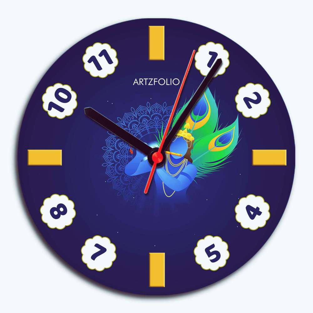 Hindu God Krishna D3 Quartz Wall Clock | Non-Ticking Silent Movement-Wall Clocks Round-CLK_RD-IC 5018391 IC 5018391, Digital, Digital Art, God Krishna, Graphic, Hinduism, Religion, Religious, hindu, god, krishna, d3, quartz, wall, clock, non-ticking, silent, movement, analog, analogue, bedroom, birthday, couple, customised, decoration, gift, home, kids, kitchen, living, number, photo, picture, print, room, size, square, watch, wedding, analog, analogue, bedroom, birthday, clock, couple, customised, decorati