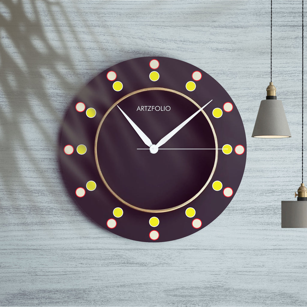 3D Metal Look D1 Quartz Wall Clock | Non-Ticking Silent Movement - Wall Clocks Round - ArtzFolio.com