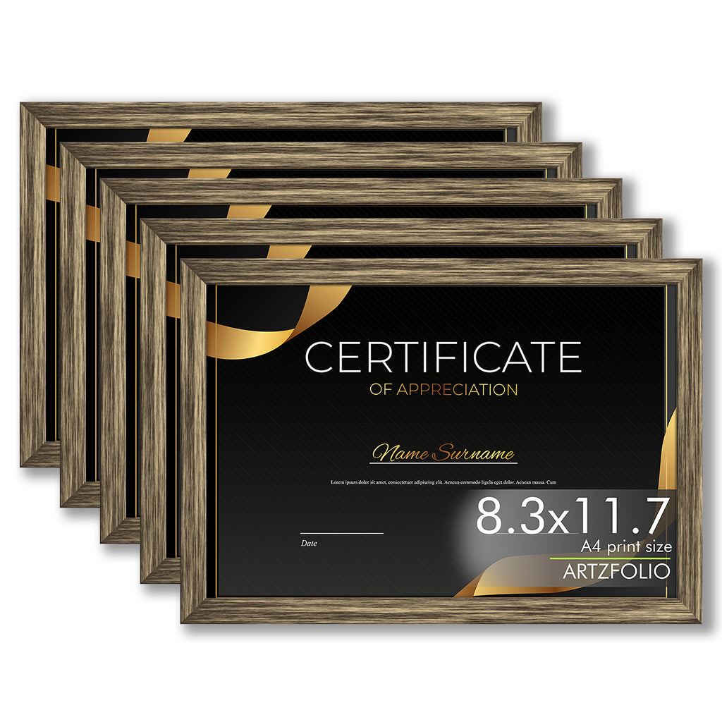 Frame for Certificates D591 Wall Photo Frame Collage for Living Room | Picture Frames Bedroom, Home & Office Decoration | Antique Golden Set of 5 | A4 Size | 8.3x11.7 inch (21x30 cms)-Photo Frames-FRA_NM-IC 200591 IC 200591, Baby, Birthday, Collages, Family, Friends, Individuals, Kids, Love, Memories, Parents, Portraits, Siblings, Timelines, Wedding, frame, for, certificates, d591, wall, photo, collage, living, room, picture, frames, bedroom, home, office, decoration, antique, golden, set, personalized, gif