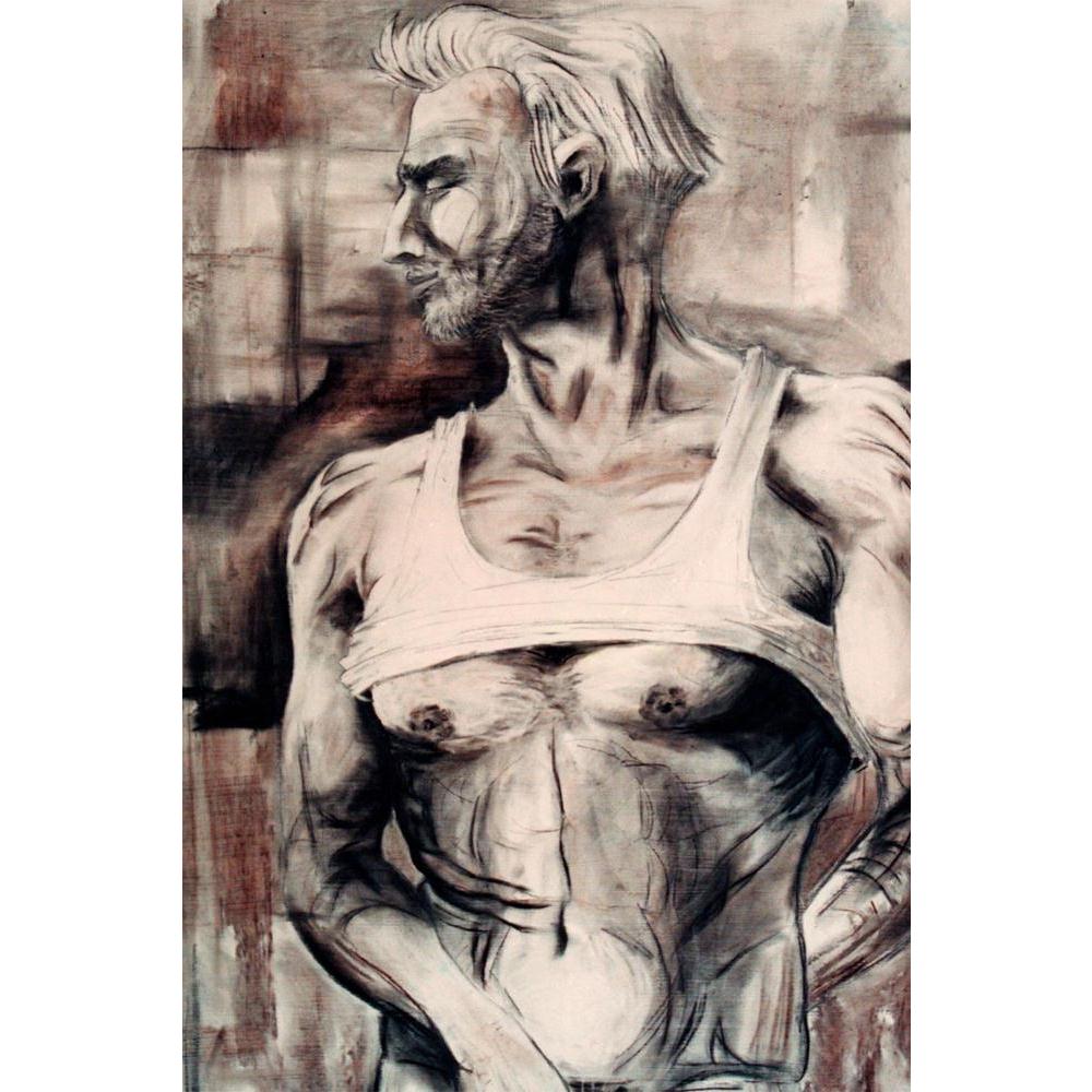 ArtzFolio Male Torso D2 Unframed Paper Poster-Paper Posters Unframed-AZART331200POS_UN_L-Image Code 5000008 Vishnu Image Folio Pvt Ltd, IC 5000008, ArtzFolio, Paper Posters Unframed, Adult, Figurative, Fine Art Reprint, male, torso, d2, unframed, paper, poster, wall, large, size, for, living, room, home, decoration, big, framed, decor, posters, pitaara, box, modern, art, with, frame, bedroom, amazonbasics, door, drawing, small, decorative, office, reception, multiple, friends, images, reprints, reprint, kid