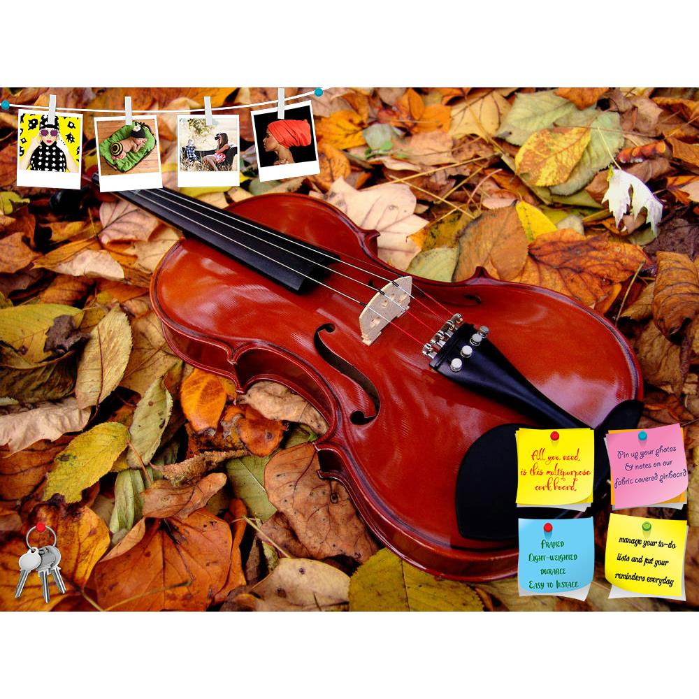 ArtzFolio Violin In The Leaves Printed Bulletin Board Notice Pin Board Soft Board | Frameless-Bulletin Boards Frameless-AZSAO331928BLB_FL_L-Image Code 5000009 Vishnu Image Folio Pvt Ltd, IC 5000009, ArtzFolio, Bulletin Boards Frameless, Music & Dance, Photography, violin, in, the, leaves, printed, bulletin, board, notice, pin, soft, frameless, pin up board, push pin board, extra large cork board, big pin board, notice board, small bulletin board, cork board, wall notice board, giant cork board, bulletin boa