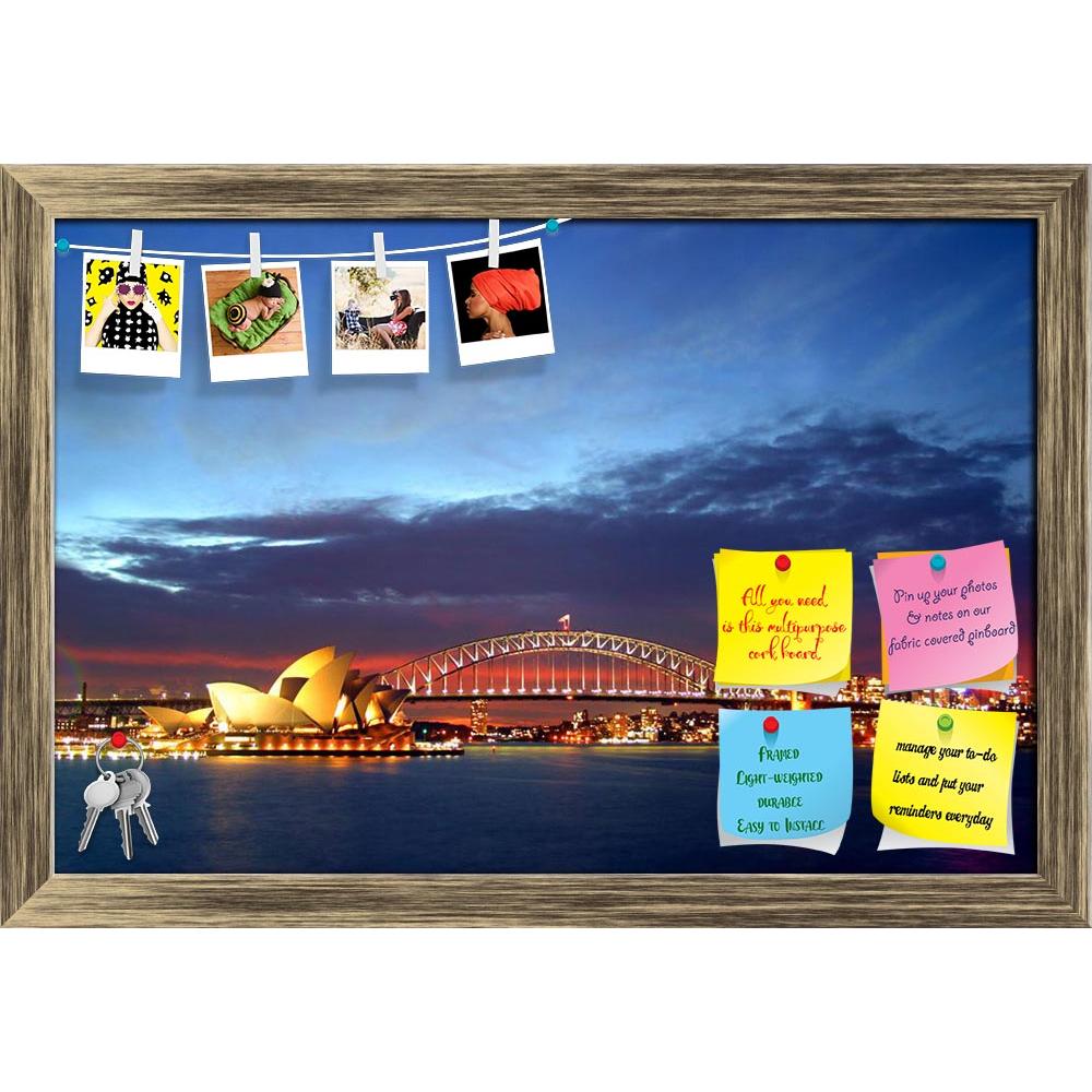 ArtzFolio Sydney Harbour Bridge & Sydney Opera, Australia Printed Bulletin Board Notice Pin Board Soft Board | Framed-Bulletin Boards Framed-AZSAO1050196BLB_FR_L-Image Code 5000032 Vishnu Image Folio Pvt Ltd, IC 5000032, ArtzFolio, Bulletin Boards Framed, Places, Photography, sydney, harbour, bridge, opera, australia, printed, bulletin, board, notice, pin, soft, framed, the, dramatic, water, vista, together, nearby, house, iconic, image, both, city, dark, destination, dusk, evening, harbor, holiday, landmar