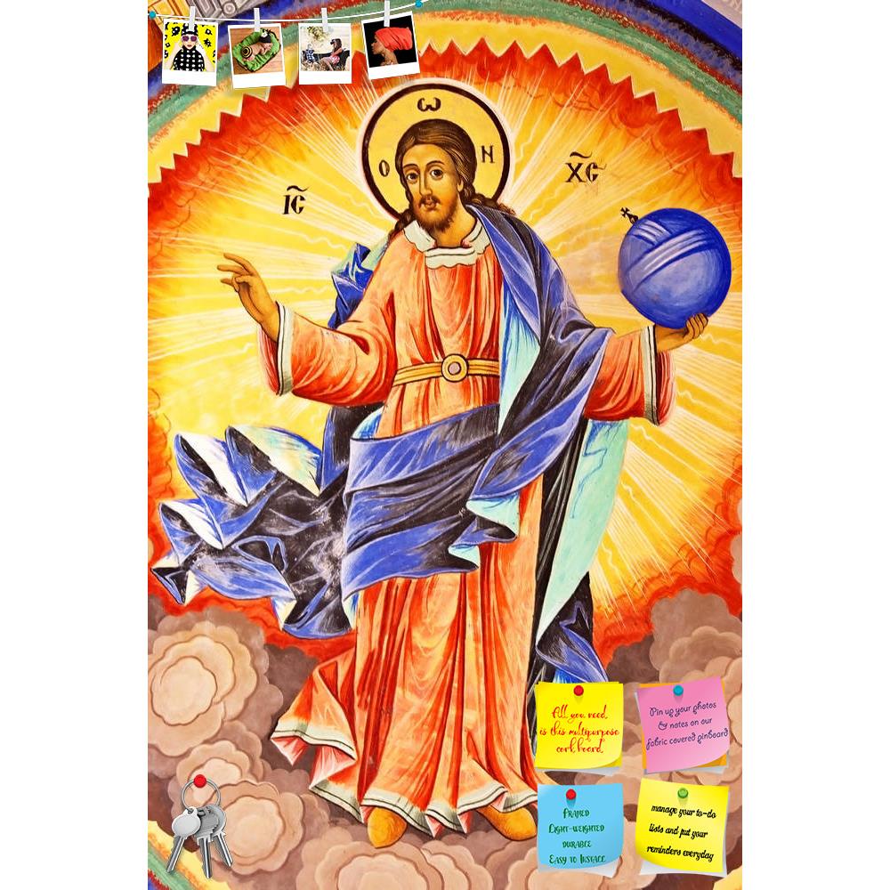 ArtzFolio Jesus Christ Rila Monastery Bulgaria Printed Bulletin Board Notice Pin Board Soft Board | Frameless-Bulletin Boards Frameless-AZSAO1118272BLB_FL_L-Image Code 5000033 Vishnu Image Folio Pvt Ltd, IC 5000033, ArtzFolio, Bulletin Boards Frameless, Religious, Fine Art Reprint, jesus, christ, rila, monastery, bulgaria, printed, bulletin, board, notice, pin, soft, frameless, fresco, pin up board, push pin board, extra large cork board, big pin board, notice board, small bulletin board, cork board, wall n