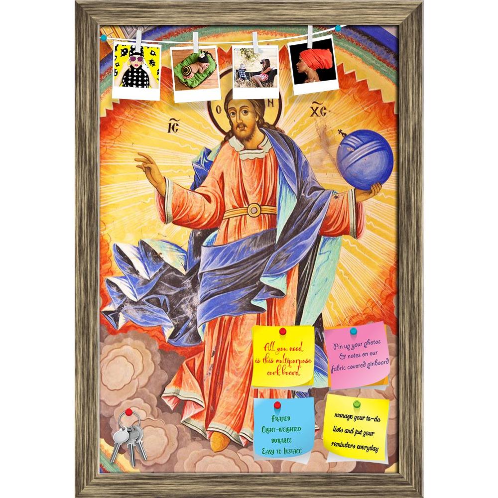 ArtzFolio Jesus Christ Rila Monastery Bulgaria Printed Bulletin Board Notice Pin Board Soft Board | Framed-Bulletin Boards Framed-AZSAO1118272BLB_FR_L-Image Code 5000033 Vishnu Image Folio Pvt Ltd, IC 5000033, ArtzFolio, Bulletin Boards Framed, Religious, Fine Art Reprint, jesus, christ, rila, monastery, bulgaria, printed, bulletin, board, notice, pin, soft, framed, fresco, pin up board, push pin board, extra large cork board, big pin board, notice board, small bulletin board, cork board, wall notice board,
