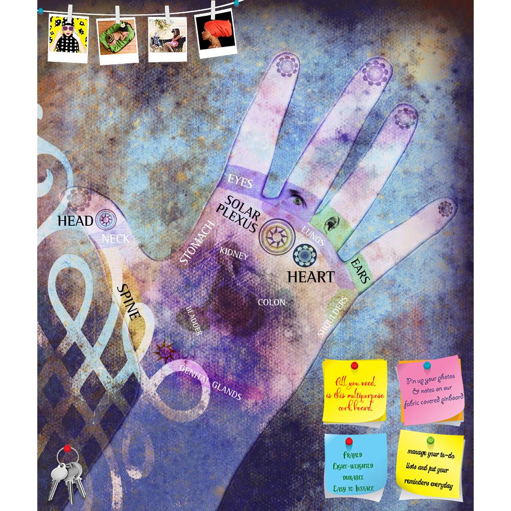 ArtzFolio Chakra Hand Printed Bulletin Board Notice Pin Board Soft Board | Frameless-Bulletin Boards Frameless-AZSAO2725126BLB_FL_L-Image Code 5000045 Vishnu Image Folio Pvt Ltd, IC 5000045, ArtzFolio, Bulletin Boards Frameless, Traditional, Fine Art Reprint, chakra, hand, printed, bulletin, board, notice, pin, soft, frameless, healing, energy, aged, background, pin up board, push pin board, extra large cork board, big pin board, notice board, small bulletin board, cork board, wall notice board, giant cork 