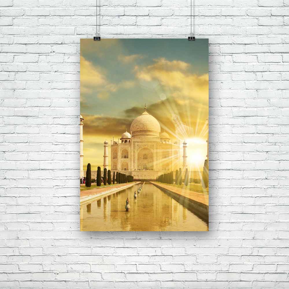 Taj Mahal Palace Unframed Paper Poster-Paper Posters Unframed-POS_UN-IC 5000074 IC 5000074, Allah, Arabic, Architecture, Asian, Automobiles, Indian, Islam, Marble, Marble and Stone, People, Religion, Religious, Transportation, Travel, Vehicles, taj, mahal, palace, unframed, paper, poster, india, adventure, agra, arc, asia, beautiful, building, mausoleum, minaret, monument, temple, tourism, touristic, travelling, vacation, artzfolio, posters, wall posters, posters for room, posters for room decoration, offic