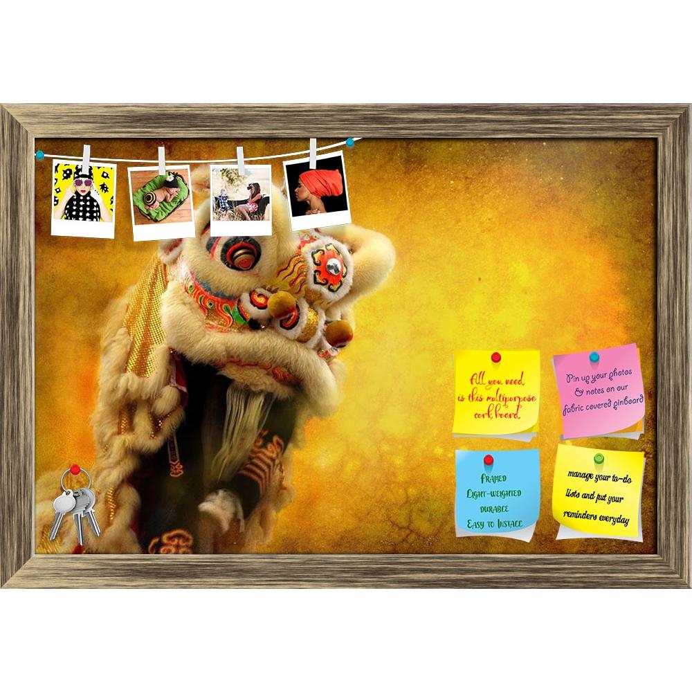 ArtzFolio Lion Dance Printed Bulletin Board Notice Pin Board Soft Board | Framed-Bulletin Boards Framed-AZSAO4077539BLB_FR_L-Image Code 5000078 Vishnu Image Folio Pvt Ltd, IC 5000078, ArtzFolio, Bulletin Boards Framed, Traditional, Digital Art, lion, dance, printed, bulletin, board, notice, pin, soft, framed, isolated, highly, detailed, textured, grunge, background, frame, pin up board, push pin board, extra large cork board, big pin board, notice board, small bulletin board, cork board, wall notice board, 
