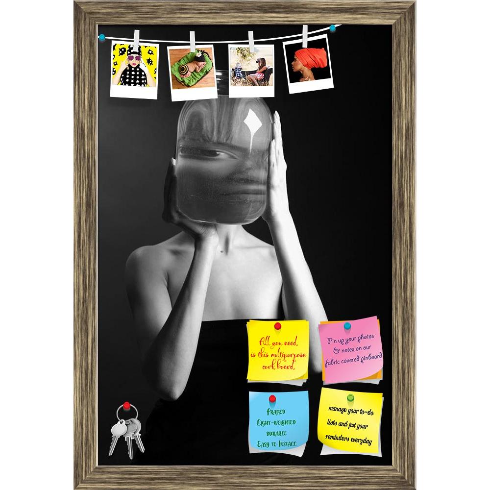 ArtzFolio Young Woman With Glass Vase Printed Bulletin Board Notice Pin Board Soft Board | Framed-Bulletin Boards Framed-AZSAO4337369BLB_FR_L-Image Code 5000081 Vishnu Image Folio Pvt Ltd, IC 5000081, ArtzFolio, Bulletin Boards Framed, Conceptual, Figurative, Photography, young, woman, with, glass, vase, printed, bulletin, board, notice, pin, soft, framed, naked, pin up board, push pin board, extra large cork board, big pin board, notice board, small bulletin board, cork board, wall notice board, giant cork