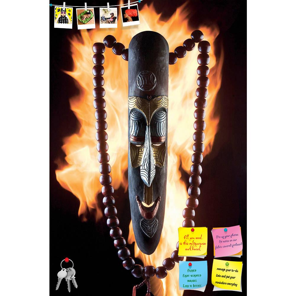 ArtzFolio Mask On Fire Printed Bulletin Board Notice Pin Board Soft Board | Frameless-Bulletin Boards Frameless-AZSAO4490261BLB_FL_L-Image Code 5000087 Vishnu Image Folio Pvt Ltd, IC 5000087, ArtzFolio, Bulletin Boards Frameless, Religious, Photography, mask, on, fire, printed, bulletin, board, notice, pin, soft, frameless, illustrated, background, african, pin up board, push pin board, extra large cork board, big pin board, notice board, small bulletin board, cork board, wall notice board, giant cork board
