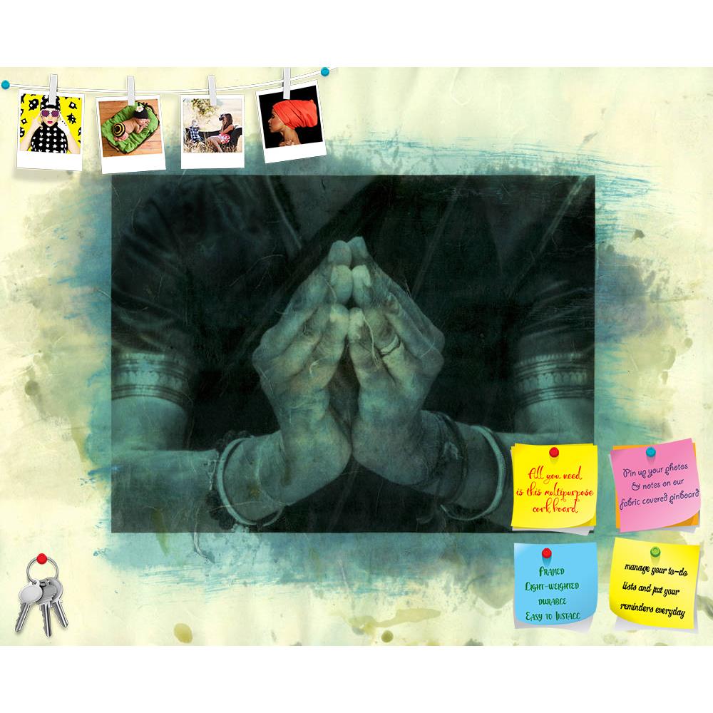 ArtzFolio Indian Dancer's Hands In Mudra Version Of Namaste Printed Bulletin Board Notice Pin Board Soft Board | Frameless-Bulletin Boards Frameless-AZSAO4541604BLB_FL_L-Image Code 5000088 Vishnu Image Folio Pvt Ltd, IC 5000088, ArtzFolio, Bulletin Boards Frameless, Traditional, Digital Art, indian, dancer's, hands, in, mudra, version, of, namaste, printed, bulletin, board, notice, pin, soft, frameless, scanned, mixed, medium, photo, print, pin up board, push pin board, extra large cork board, big pin board