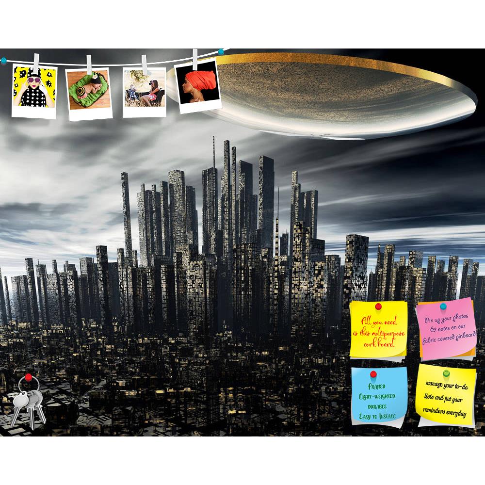 ArtzFolio UFO Space Ship Above Night City Printed Bulletin Board Notice Pin Board Soft Board | Frameless-Bulletin Boards Frameless-AZSAO4597953BLB_FL_L-Image Code 5000089 Vishnu Image Folio Pvt Ltd, IC 5000089, ArtzFolio, Bulletin Boards Frameless, Fantasy, Places, Digital Art, ufo, space, ship, above, night, city, printed, bulletin, board, notice, pin, soft, frameless, 3d, alien, pin up board, push pin board, extra large cork board, big pin board, notice board, small bulletin board, cork board, wall notice