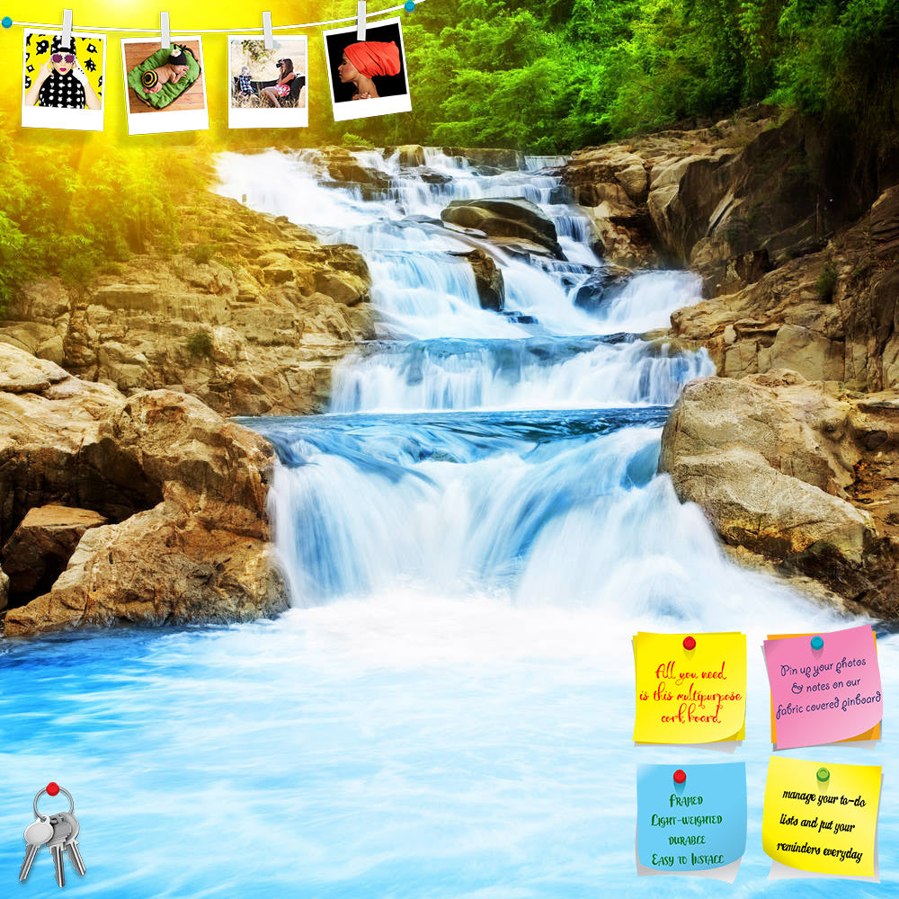 ArtzFolio Cascade Fall In Tropical Forest Printed Bulletin Board Notice Pin Board Soft Board | Frameless-Bulletin Boards Frameless-AZSAO4844592BLB_FL_L-Image Code 5000095 Vishnu Image Folio Pvt Ltd, IC 5000095, ArtzFolio, Bulletin Boards Frameless, Landscapes, Photography, cascade, fall, in, tropical, forest, printed, bulletin, board, notice, pin, soft, frameless, beautiful, pin up board, push pin board, extra large cork board, big pin board, notice board, small bulletin board, cork board, wall notice board