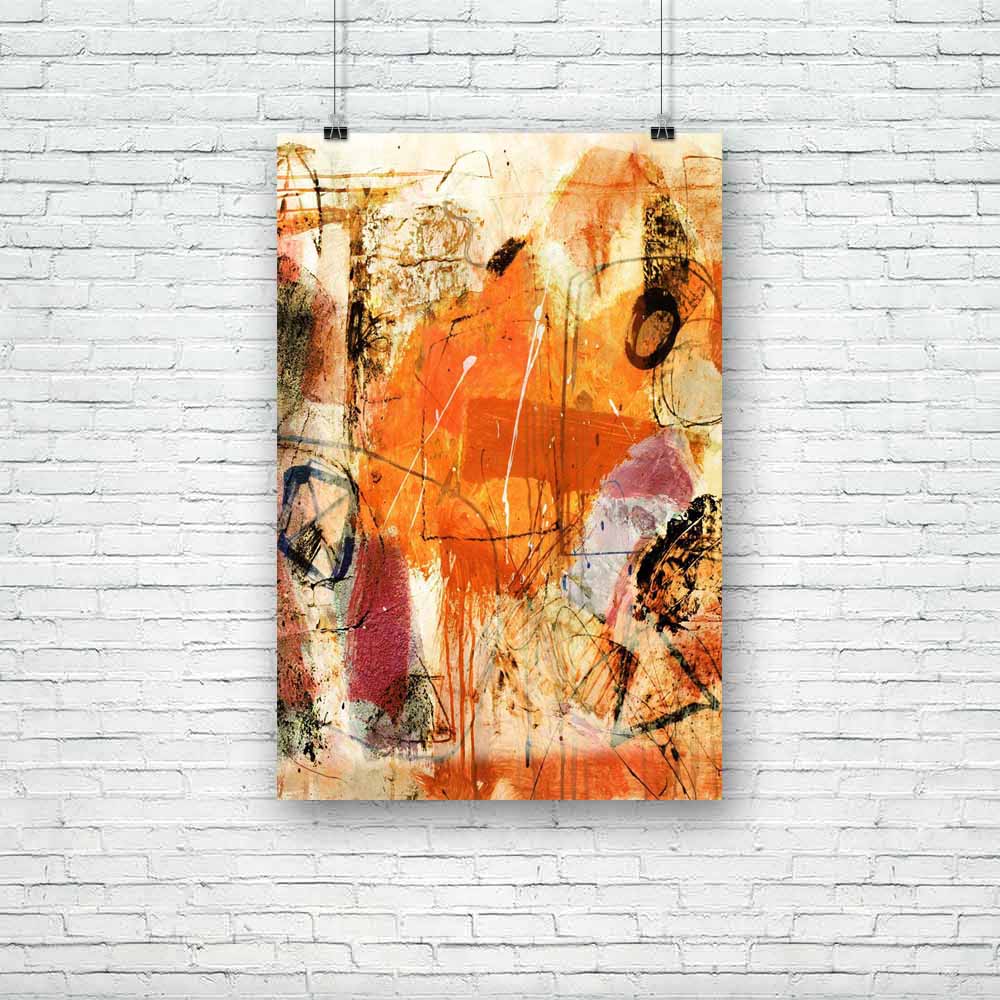 Abstract Artwork D8 Unframed Paper Poster - Paper Posters Unframed - ArtzFolio.com