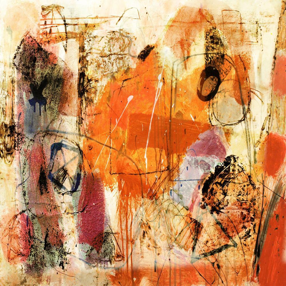 Abstract Artwork Canvas Painting Synthetic Frame - Paintings MDF Framing - ArtzFolio.com