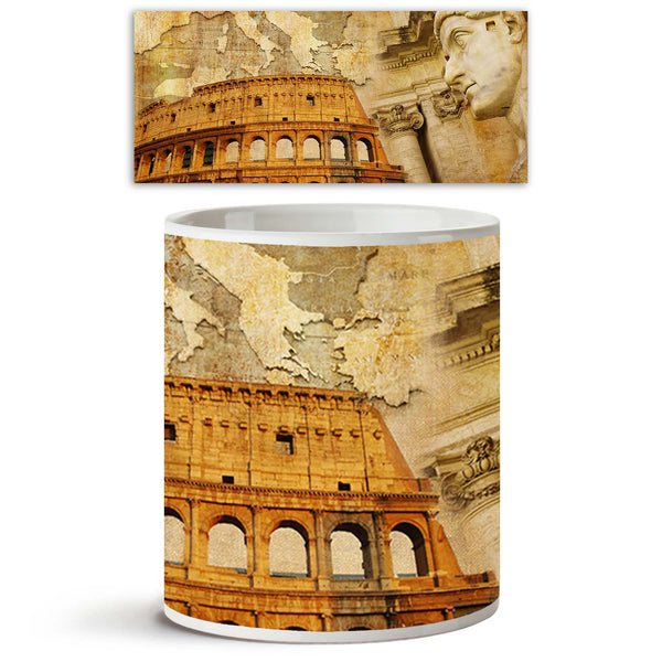 Roman Empire Ceramic Coffee Tea Mug Inside White-Coffee Mugs--IC 5000119 IC 5000119, Ancient, Architecture, Art and Paintings, Automobiles, Collages, Conceptual, Culture, Ethnic, Historical, Italian, Landmarks, Maps, Marble and Stone, Medieval, Places, Retro, Traditional, Transportation, Travel, Tribal, Vehicles, Vintage, World Culture, roman, empire, ceramic, coffee, tea, mug, inside, white, rome, italy, roma, coliseum, colosseum, map, amphitheater, arch, archaeology, art, artwork, built, civilization, col