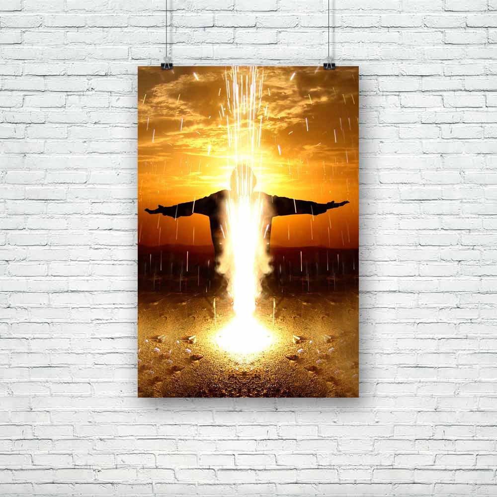 Metaphorical Fountain Of Life Unframed Paper Poster-Paper Posters Unframed-POS_UN-IC 5000123 IC 5000123, Spiritual, metaphorical, fountain, of, life, unframed, paper, poster, accept, amazing, background, backgrounds, beautiful, blast, clouds, color, colorful, colors, colour, colourful, colours, concept, energy, explode, explosion, fireworks, light, lights, living, orange, person, pose, power, powerful, rare, shower, showering, silhouette, skies, sky, soul, sparking, sparks, spirit, spiritualism, sun, unique