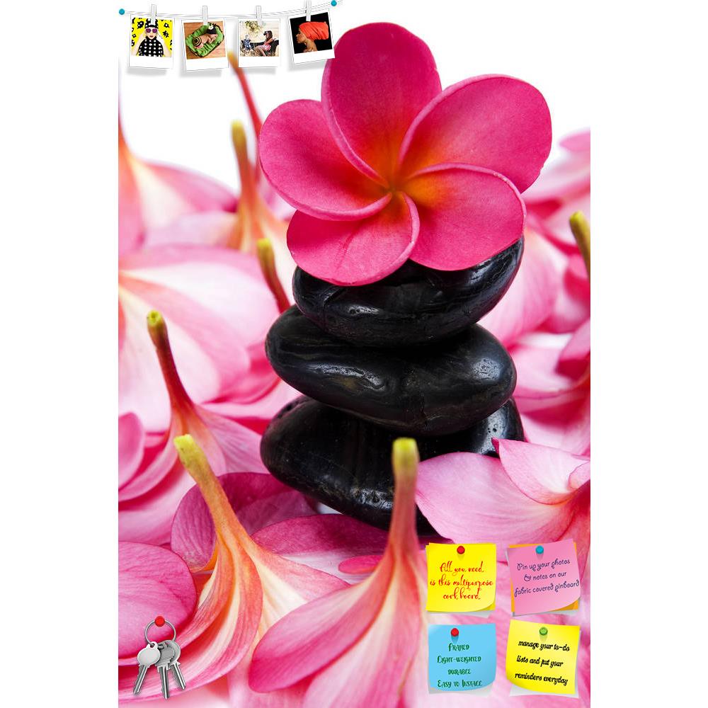 ArtzFolio Pink Frangipani Flowers & Black Pebbles Printed Bulletin Board Notice Pin Board Soft Board | Frameless-Bulletin Boards Frameless-AZSAO5824860BLB_FL_L-Image Code 5000129 Vishnu Image Folio Pvt Ltd, IC 5000129, ArtzFolio, Bulletin Boards Frameless, Floral, Photography, pink, frangipani, flowers, black, pebbles, printed, bulletin, board, notice, pin, soft, frameless, stack, pin up board, push pin board, extra large cork board, big pin board, notice board, small bulletin board, cork board, wall notice