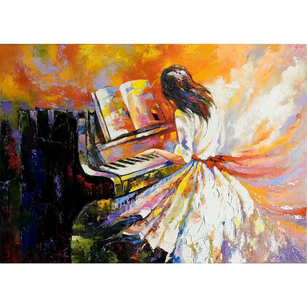Pitaara Box Girl Playing On The Piano Unframed Canvas Painting-Paintings Unframed Regular-PBART5852904AFF_UN_L-Image Code 5000130 Vishnu Image Folio Pvt Ltd, IC 5000130, Pitaara Box, Paintings Unframed Regular, Music & Dance, Fine Art Reprint, girl, playing, on, the, piano, unframed, canvas, painting, large size canvas print, wall painting for living room without frame, decorative wall painting, artzfolio, large poster, unframed canvas painting, wall painting without frame, wall art for living room, canvas 