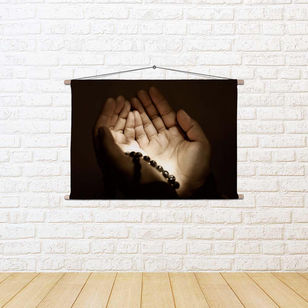 ArtzFolio Muslim Praying Hands Fabric Painting Tapestry Scroll Art Hanging-Scroll Art-AZART5898403TAP_L-Image Code 5000133 Vishnu Image Folio Pvt Ltd, IC 5000133, ArtzFolio, Scroll Art, Religious, Traditional, Photography, muslim, praying, hands, fabric, painting, tapestry, scroll, art, hanging, tapestries, room tapestry, hanging tapestry, huge tapestry, amazonbasics, tapestry cloth, fabric wall hanging, unique tapestries, wall tapestry, small tapestry, tapestry wall decor, cheap tapestries, affordable tape