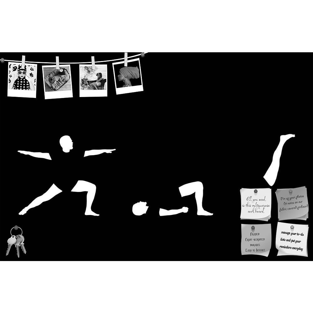 ArtzFolio Three Yoga Pose Printed Bulletin Board Notice Pin Board Soft Board | Frameless-Bulletin Boards Frameless-AZSAO6059156BLB_FL_L-Image Code 5000147 Vishnu Image Folio Pvt Ltd, IC 5000147, ArtzFolio, Bulletin Boards Frameless, Abstract, Kids, Digital Art, three, yoga, pose, printed, bulletin, board, notice, pin, soft, frameless, silhouettes, photo, manipulation, pin up board, push pin board, extra large cork board, big pin board, notice board, small bulletin board, cork board, wall notice board, giant