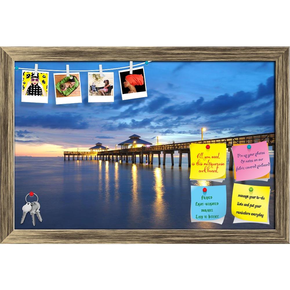 ArtzFolio Pier At Sunset In Naples, Florida, USA Printed Bulletin Board Notice Pin Board Soft Board | Framed-Bulletin Boards Framed-AZSAO6112371BLB_FR_L-Image Code 5000150 Vishnu Image Folio Pvt Ltd, IC 5000150, ArtzFolio, Bulletin Boards Framed, Landscapes, Places, Photography, pier, at, sunset, in, naples, florida, usa, printed, bulletin, board, notice, pin, soft, framed, dusk, night, lights, beach, resort, gulf, of, mexico, summer, nighttime, horizontal, tropical, tropics, sunshine, destination, escape, 