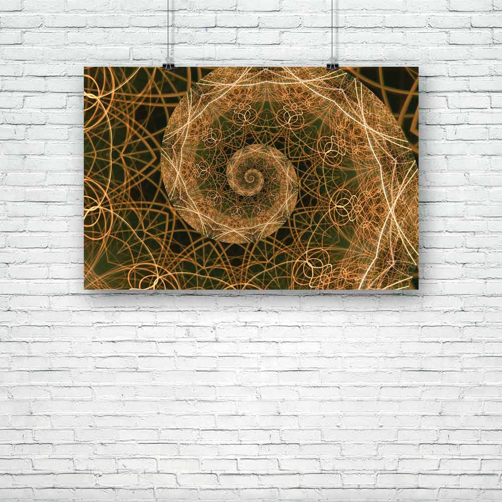 Golden Ratio Unframed Paper Poster-Paper Posters Unframed-POS_UN-IC 5000153 IC 5000153, Abstract Expressionism, Abstracts, Art and Paintings, Patterns, Semi Abstract, golden, ratio, unframed, paper, poster, fibonacci, spiral, sequence, abstract, angle, art, arts, backdrop, background, circling, circular, coil, coiled, corkscrew, crazy, curled, divine, fractal, glowing, gold, green, intricate, lines, math, mathematics, mean, number, orange, pattern, proportion, radial, screw, section, shine, square, swirl, t