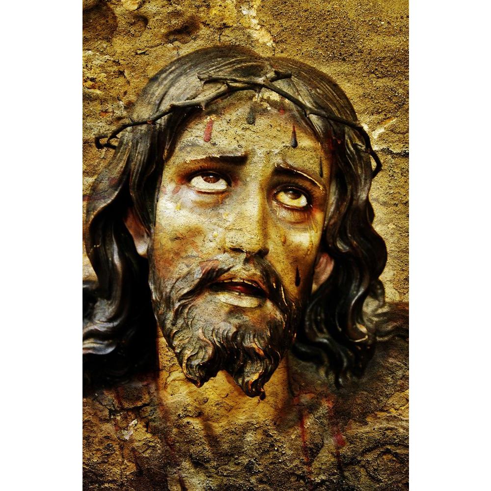 Jesus Christ Canvas Painting Synthetic Frame-Paintings MDF Framing-AFF_FR-IC 5000156 IC 5000156, Ancient, Art and Paintings, Christianity, Cross, Historical, Jesus, Medieval, Religion, Religious, Retro, Signs, Signs and Symbols, Symbols, Vintage, christ, canvas, painting, synthetic, frame, crucifixion, catholic, on, the, church, antique, art, artistic, background, chapel, christian, christmas, close, closeup, crucifix, easter, god, merry, old, pray, saint, santa, shrine, sign, statue, symbol, artzfolio, wal