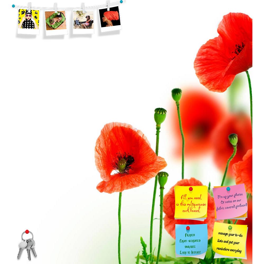 ArtzFolio Poppies Border Printed Bulletin Board Notice Pin Board Soft Board | Frameless-Bulletin Boards Frameless-AZSAO6463144BLB_FL_L-Image Code 5000167 Vishnu Image Folio Pvt Ltd, IC 5000167, ArtzFolio, Bulletin Boards Frameless, Floral, Photography, poppies, border, printed, bulletin, board, notice, pin, soft, frameless, border.isolated, white, pin up board, push pin board, extra large cork board, big pin board, notice board, small bulletin board, cork board, wall notice board, giant cork board, bulletin